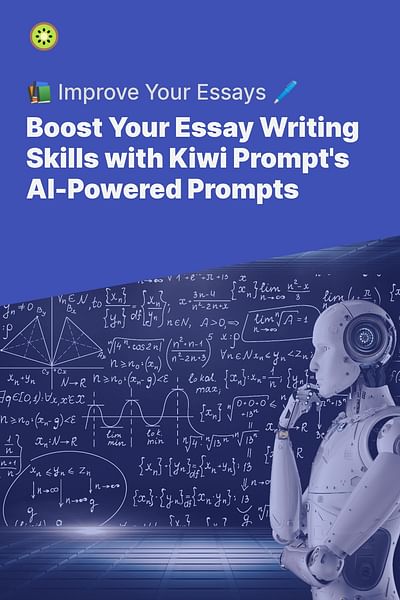 Boost Your Essay Writing Skills with Kiwi Prompt's AI-Powered Prompts - 📚 Improve Your Essays 🖊️