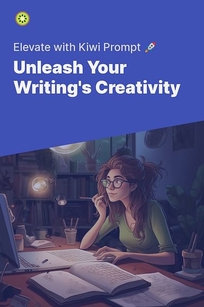 Unleash Your Writing's Creativity - Elevate with Kiwi Prompt 🚀